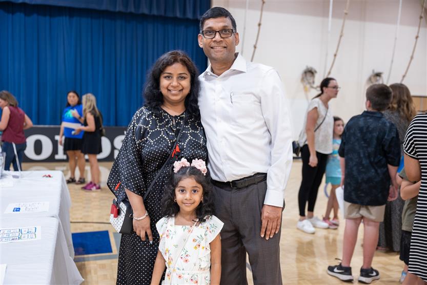 People enjoy back to school night
